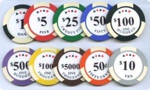 Online casino chips